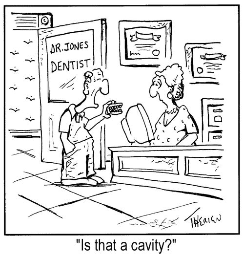 "Is that a cavity?"