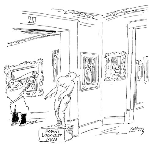 Rodin's Look-out Man