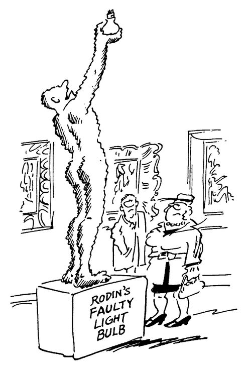 Rodin's Faulty Light Bulb