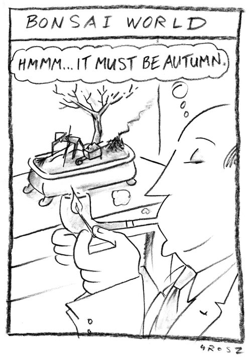 'Hmmm...it must be autumn.'