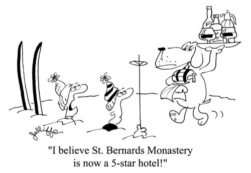 'I believe St. Bernards Monastery is now a 5-star hotel!'