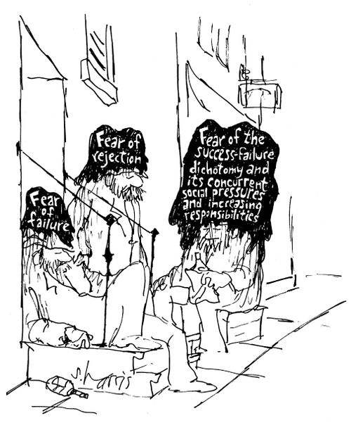 Fear of the success-failure dichtomy.