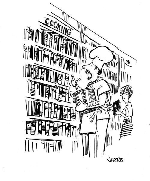Cook in the cookery section.