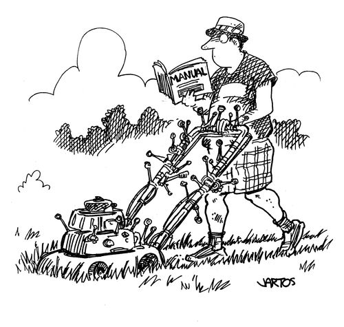 Mowing manual.
