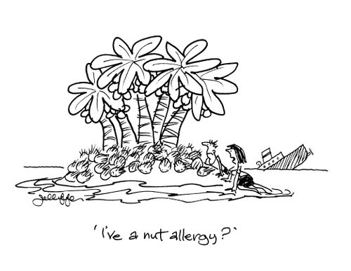 'I've a nut allergy?'