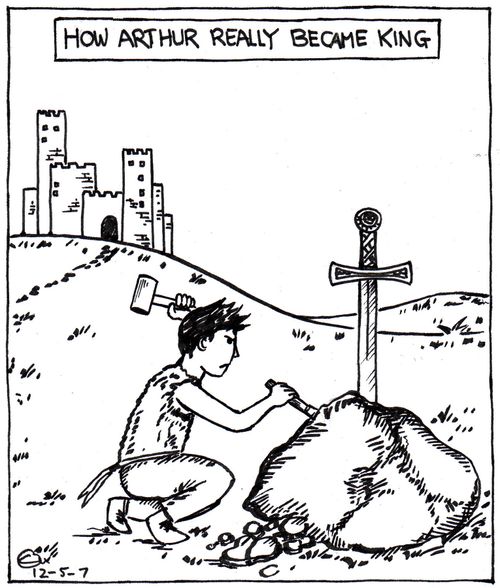 How Arthur really became king.