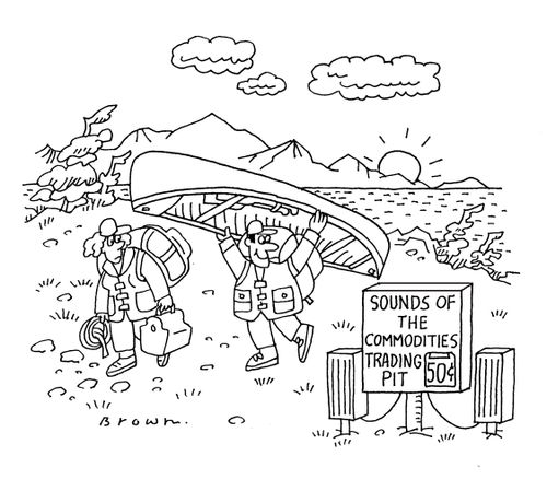 Sounds of Commodities trading pit available for campers.