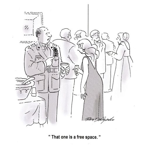'That one is a free space.'