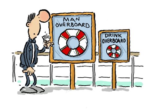 Man Overboard and Drink Overboard.