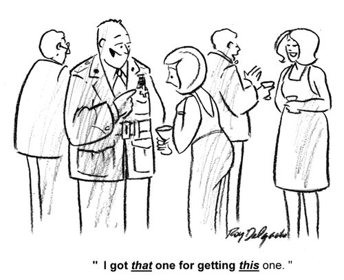 'I got that one for getting this one.'