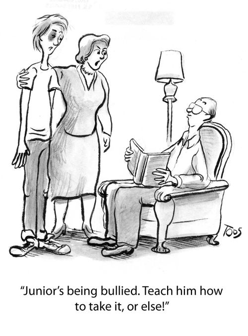 'Junior's been bullied ...'