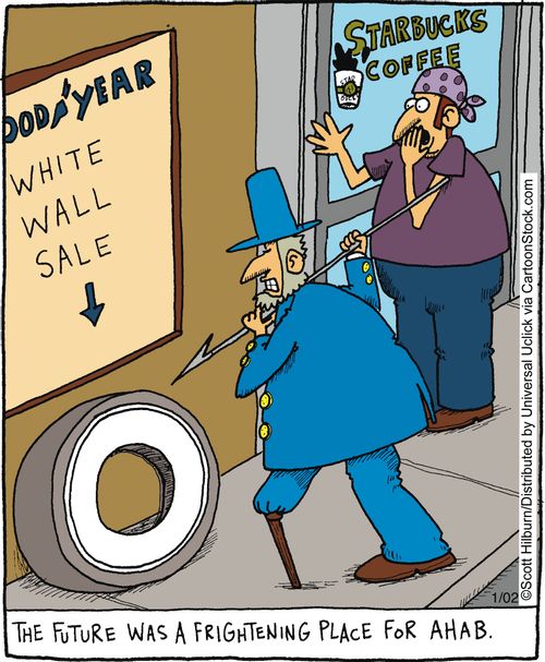 The future was a frightening place for Ahab.