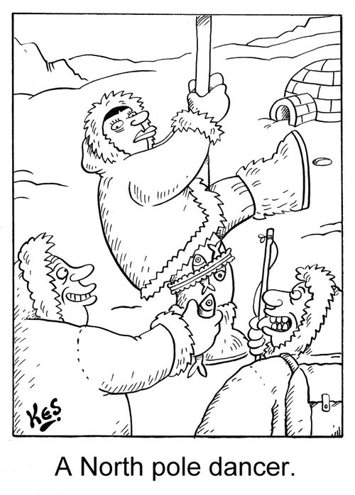 A North pole dancer.