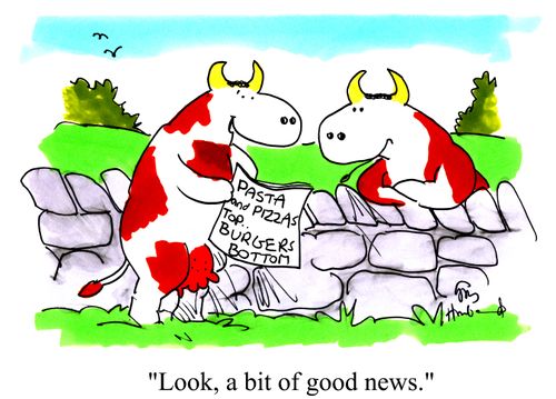 'Look, a bit of good news.'