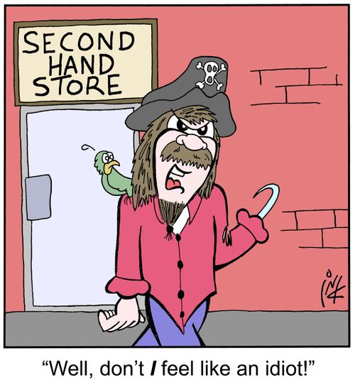 'Well, don't I feel like an idiot!'