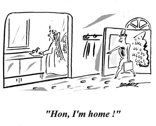 'Hon, I'm home!'