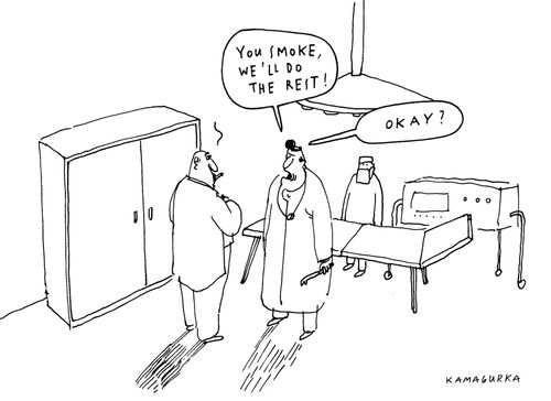 'You smoke, we'll do the rest! Okay?'