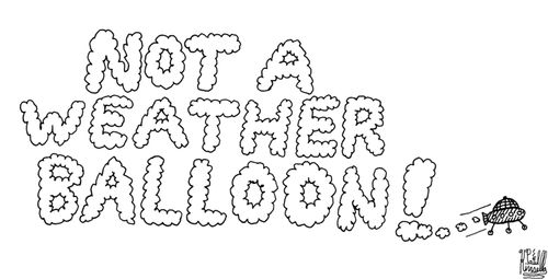 Not a weather balloon!