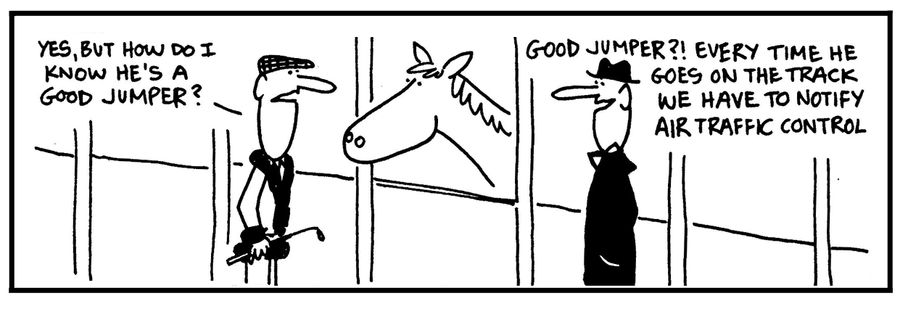 '...Every time he goes on the track we have to notify air traffic control.'