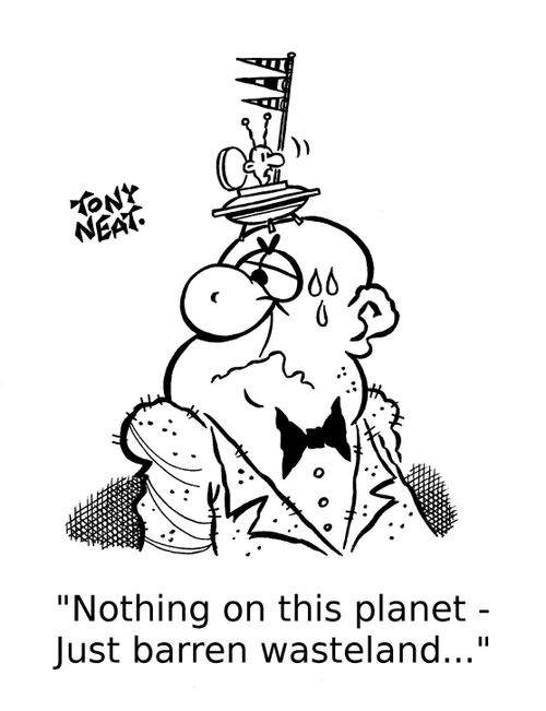 'Nothing on this planet - Just barren wasteland...'