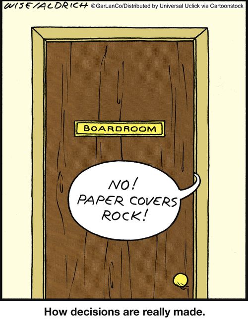 How decisions are really made.
