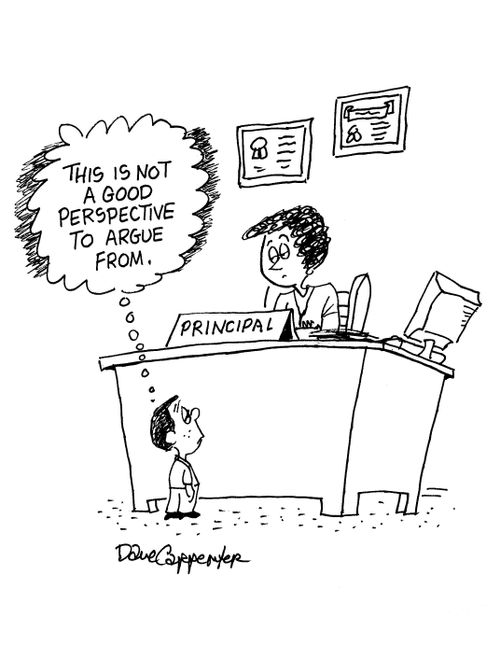 'This is not a good perspective to argue from.'