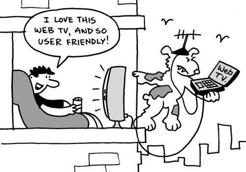'I love this web TV, and so user friendly.'