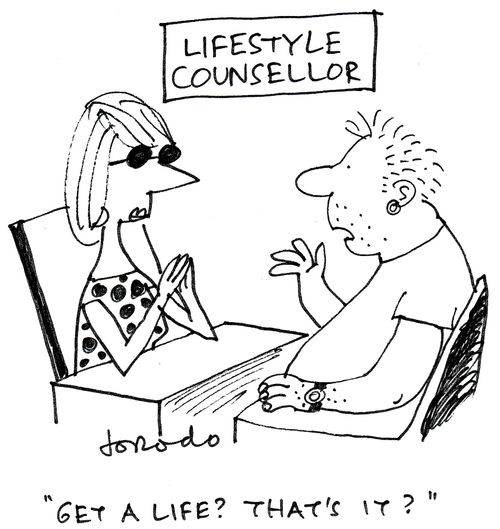 'Get a life? That's it?'