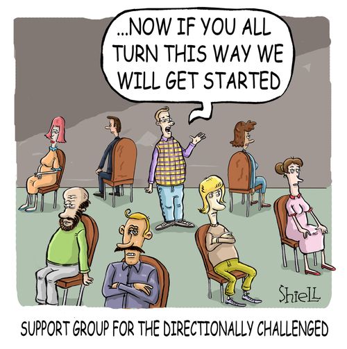 Support group for the directionally challenged.