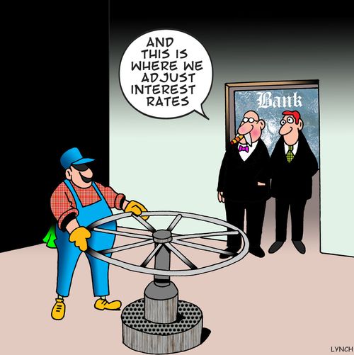 'And this is where we adjust interest rates.'
