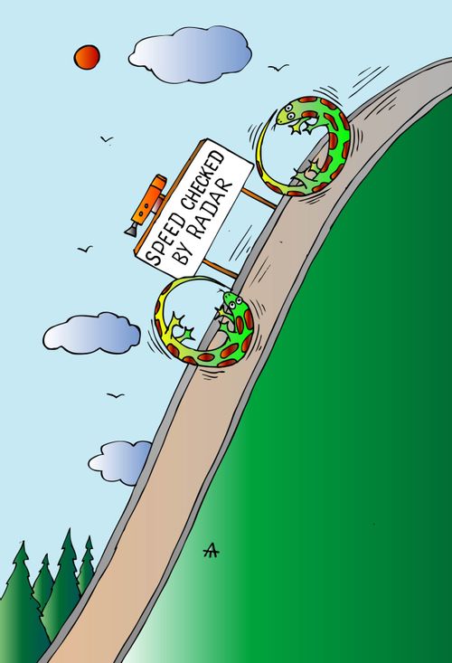 Speed Checked by Radar.