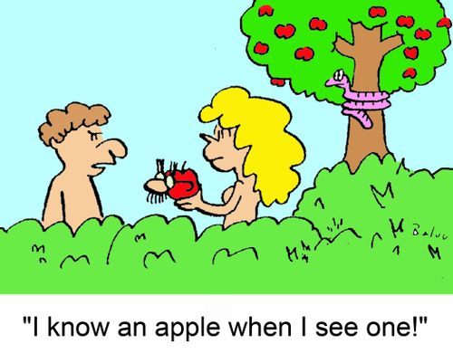 'I know an apple when I see one!'
