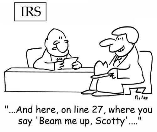 '...And here, on line 27, where you say 'Beam me up, Scotty'....'