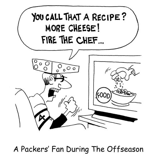 A Packers' Fan During The Offseason.