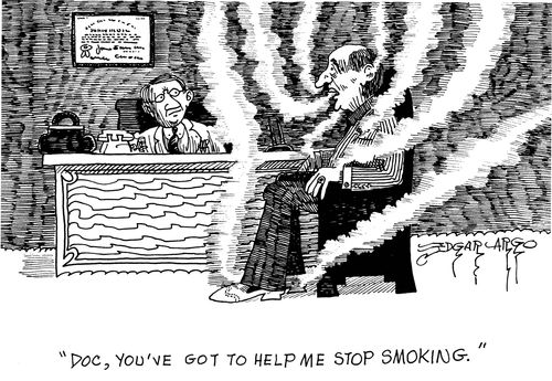 'Doc, you've got to help me stop smoking.'