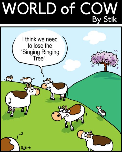 I think we need to lose the 'Singing Ringing Tree'!