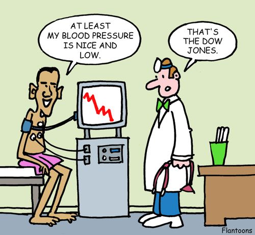 'At least my blood pressure is nice and low.'