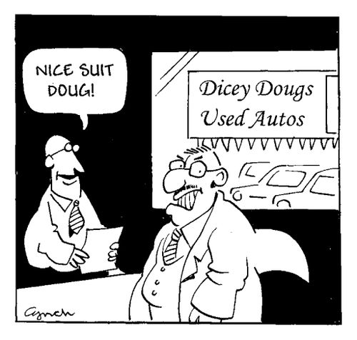 'Nice suit, Doug!'