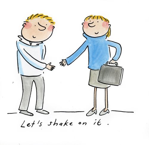 Let's shake on it.