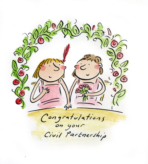 Congratulations on your Civil Partnership