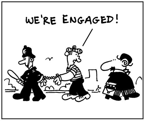 'We're engaged.'