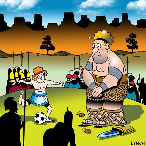 David and Goliath