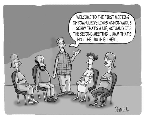 COMPULSIVE LIARS. 