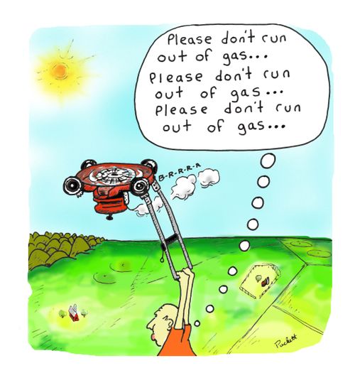 Please don't run out of gas...