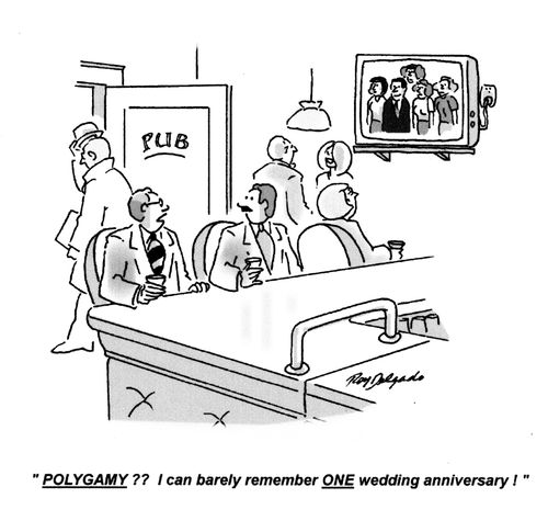 'Polygamy?? I can barely remember one wedding anniversary!'