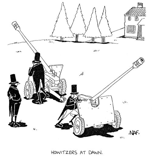 'Howitzers at dawn.'