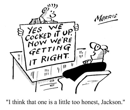 "I think that one is a little too honest. Jackson."