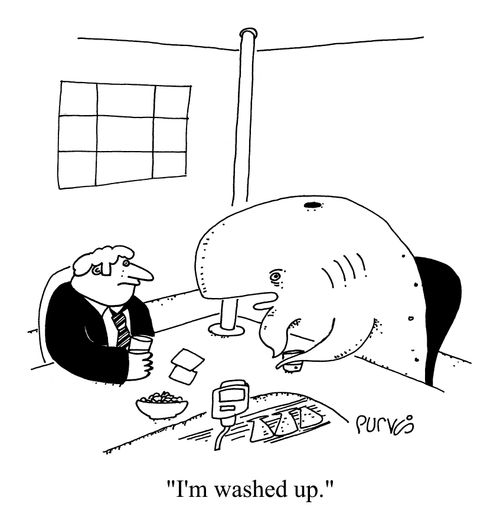 "I'm washed up"