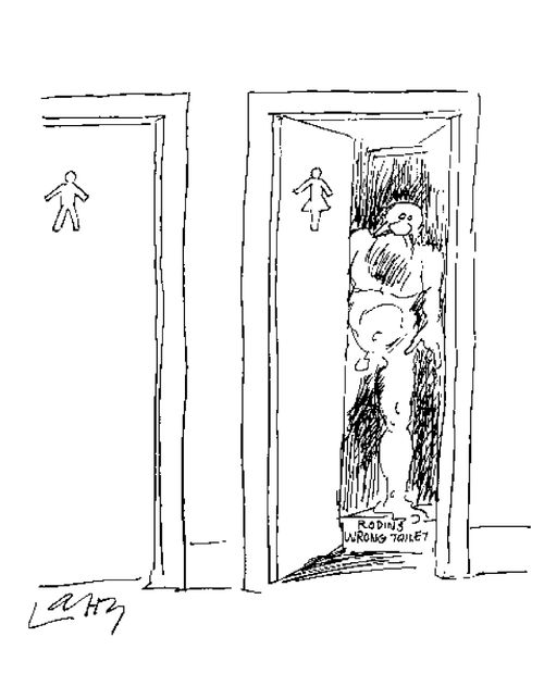Rodin's wrong toilet