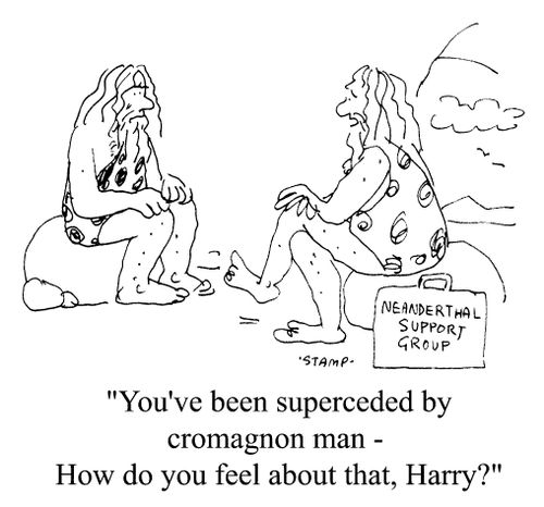 'Neanderthal support group'